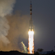 The Soyuz MS-22 rocket launches to the International Space Station with Expedition 68 astronaut Frank Rubio of NASA, and cosmonauts Sergey Prokopyev and Dmitri Petelin of Roscosmos onboard, Wednesday, Sept. 21, 2022, from the Baikonur Cosmodrome in Kazakhstan.